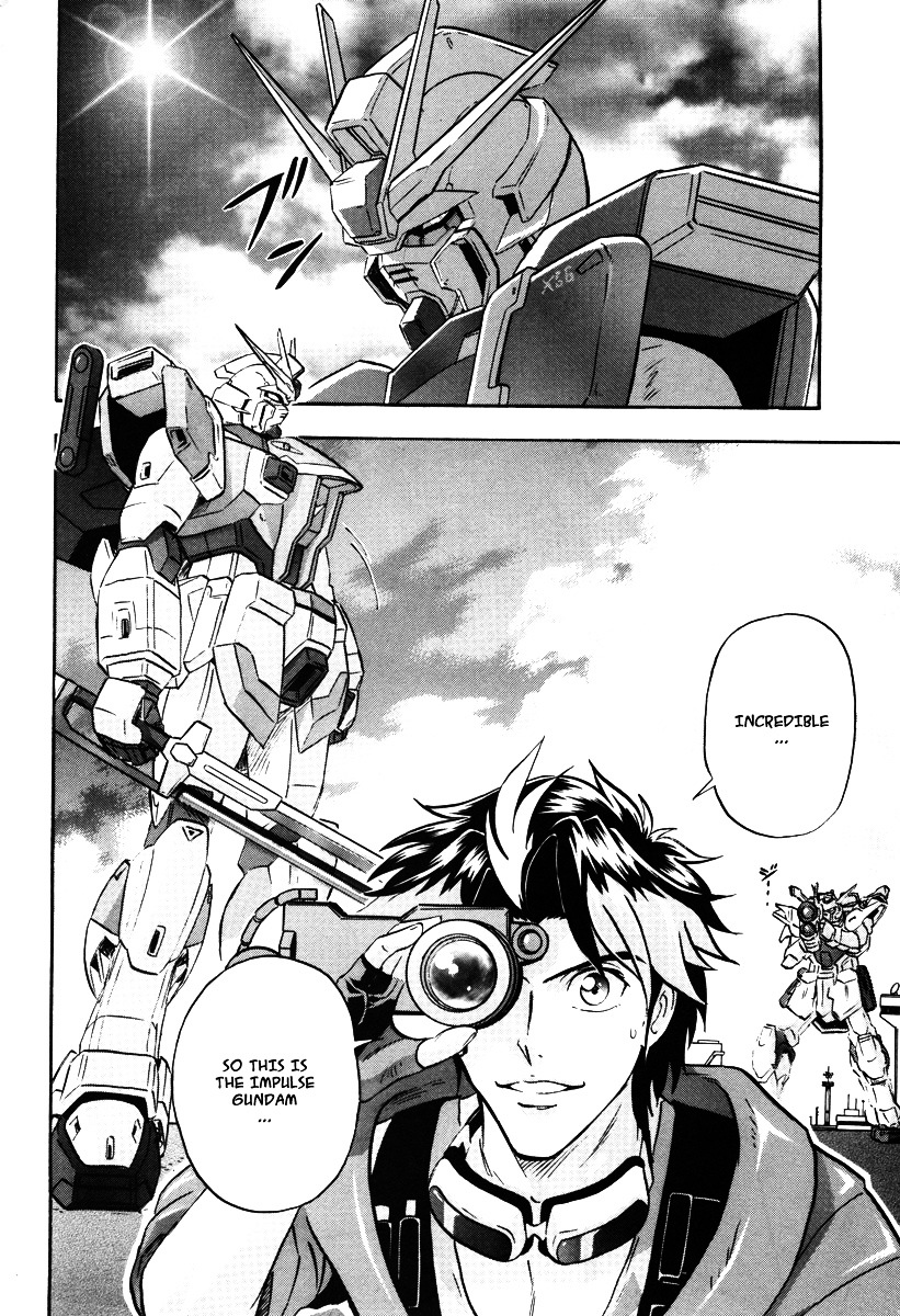 Kidou Senshi Gundam Seed Destiny Astray - Vol.2 Chapter 9 : Scoop.09 - Impulse System