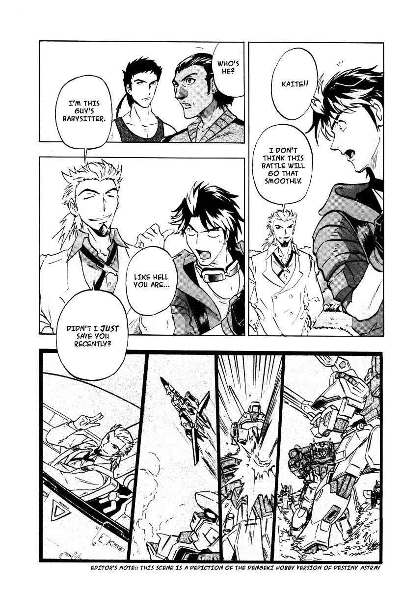 Kidou Senshi Gundam Seed Destiny Astray - Vol.2 Chapter 5 : Scoop.05 - Sword Versus Sword