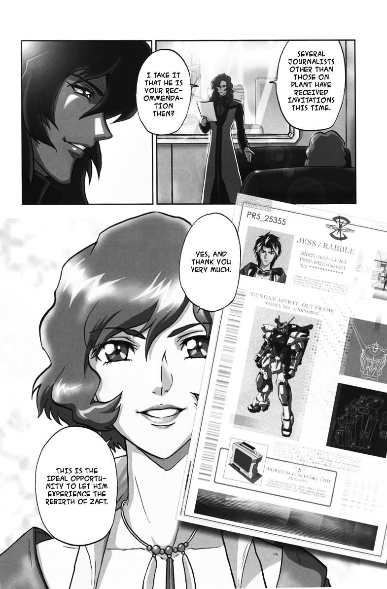 Kidou Senshi Gundam Seed Destiny Astray - Vol.2 Chapter 8 : Scoop.08 - Weapons For The Sake Of Peace