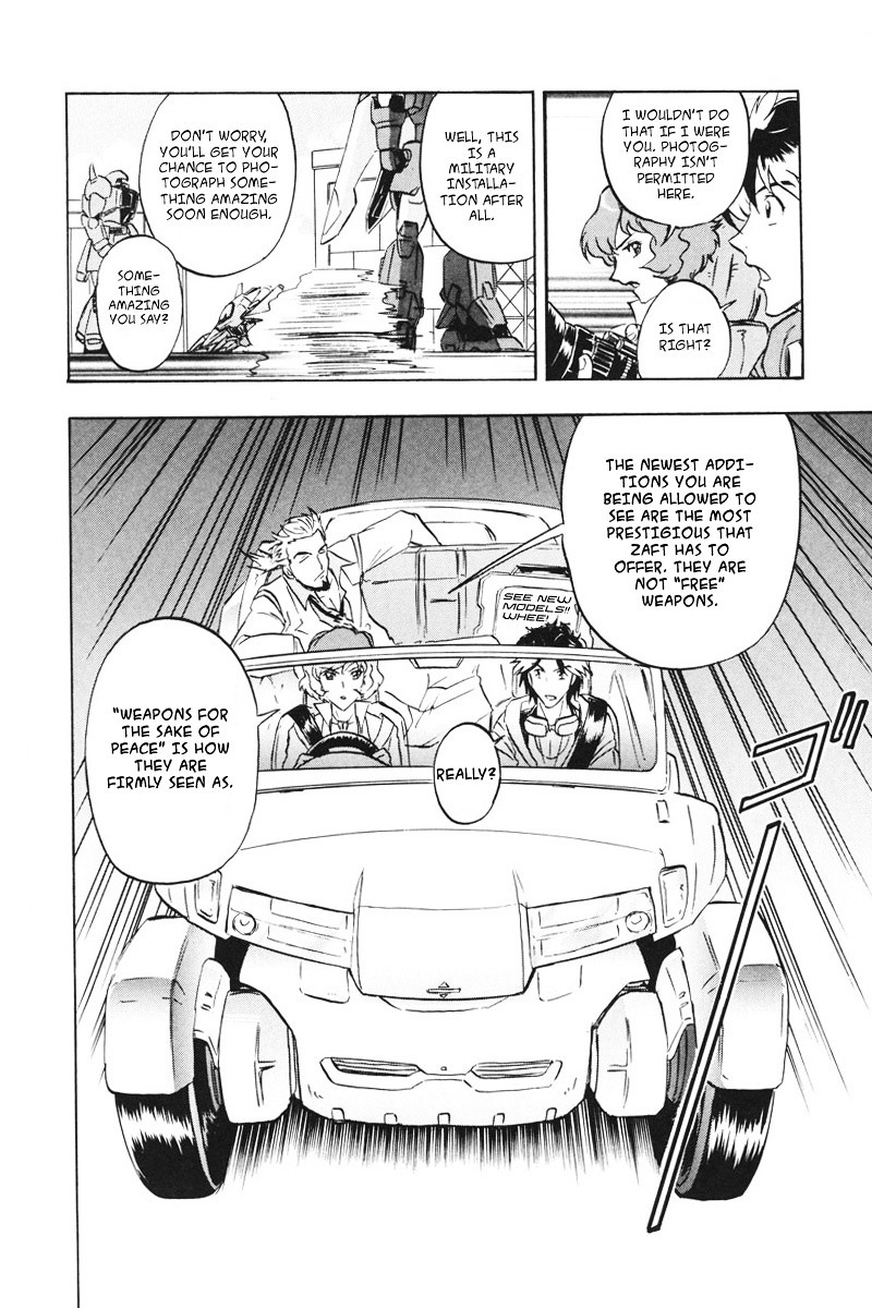 Kidou Senshi Gundam Seed Destiny Astray - Vol.2 Chapter 8 : Scoop.08 - Weapons For The Sake Of Peace