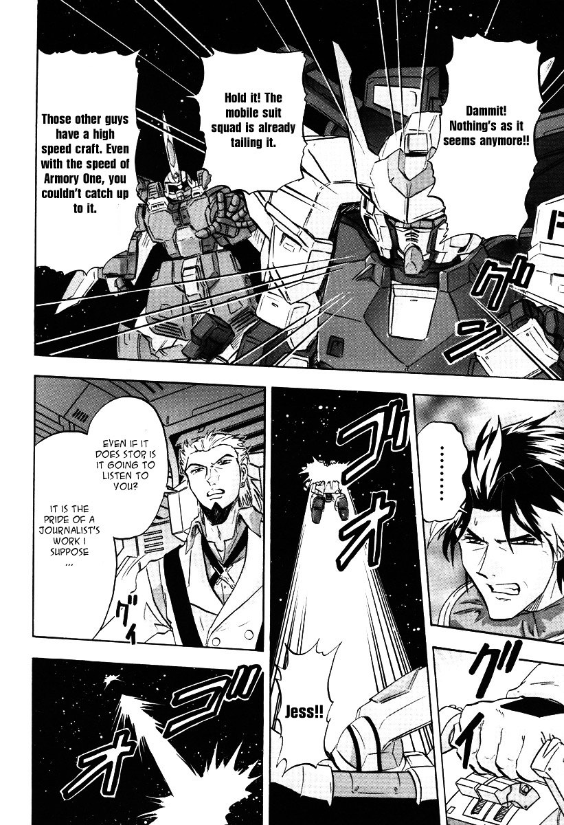 Kidou Senshi Gundam Seed Destiny Astray - Vol.2 Chapter 10 : Scoop.10 - Conspiratorial Shadow