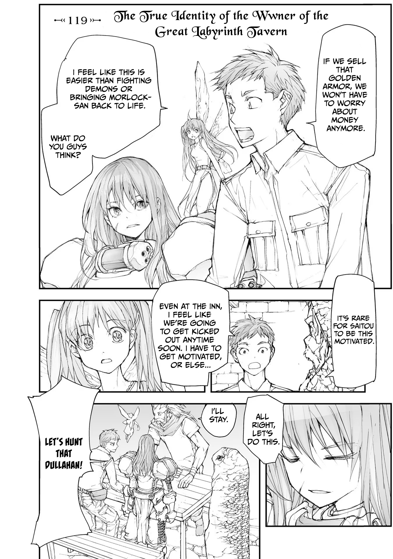 Handyman Saitou In Another World - Vol.5 Chapter 119: The True Identity Of The Owner Of The Great Labyrinth Tavern