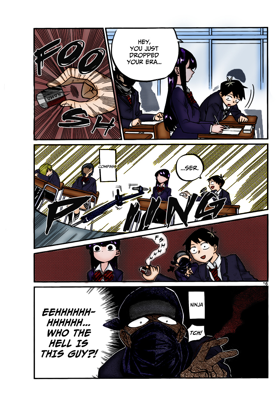 Komi-San Wa Komyushou Desu. (Fan-Colored) - Vol.1 Chapter 3: A Suspicious Individual