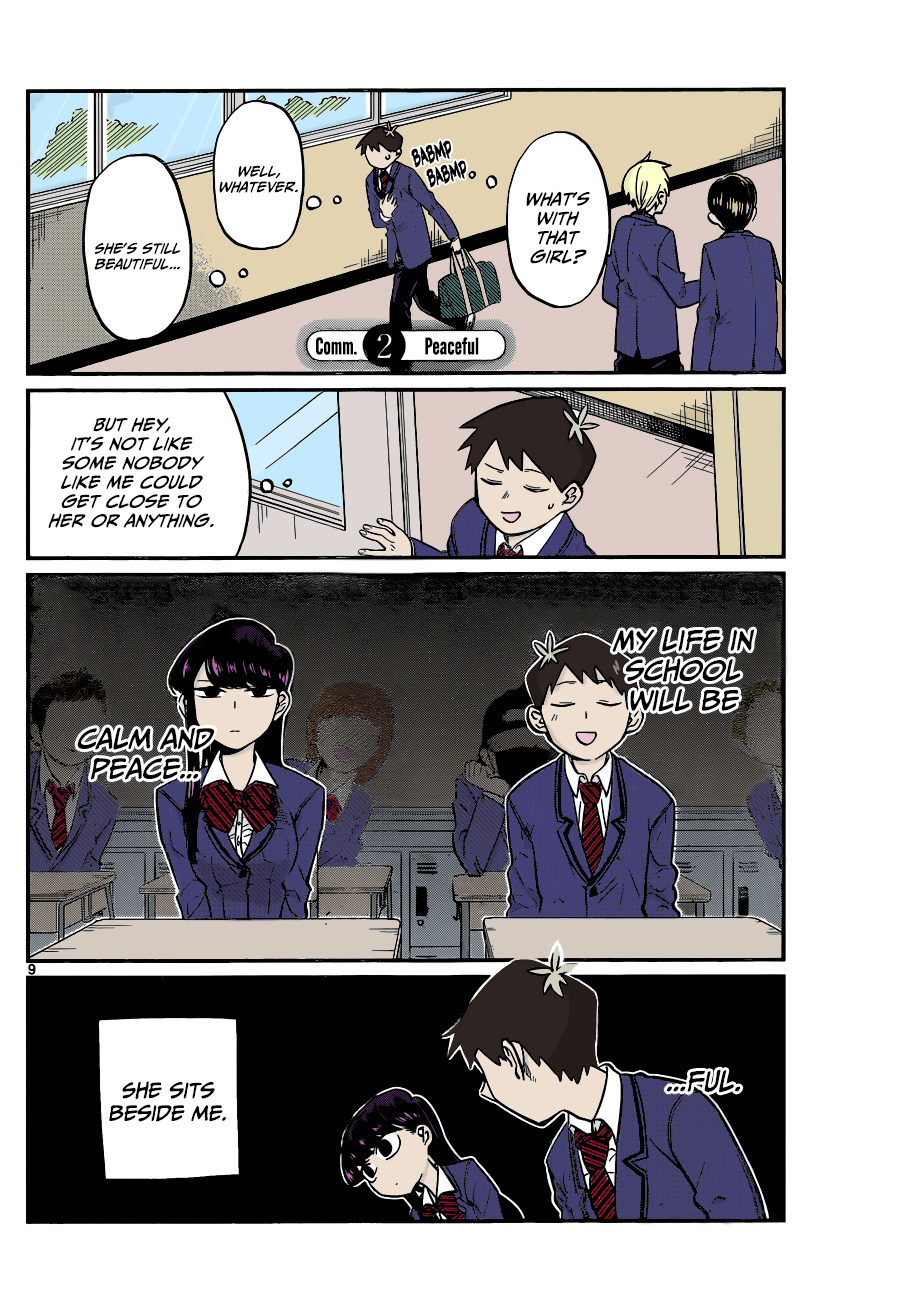 Komi-San Wa Komyushou Desu. (Fan-Colored) - Vol.1 Chapter 2: Peaceful