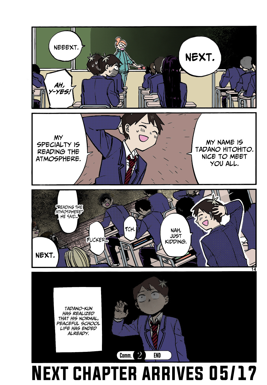 Komi-San Wa Komyushou Desu. (Fan-Colored) - Vol.1 Chapter 2: Peaceful