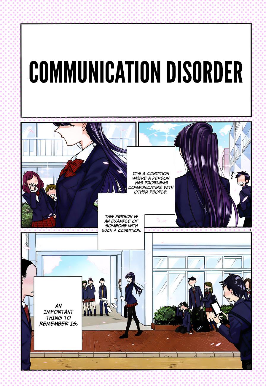 Komi-San Wa Komyushou Desu. (Fan-Colored) - Vol.1 Chapter 1: Totally Normal