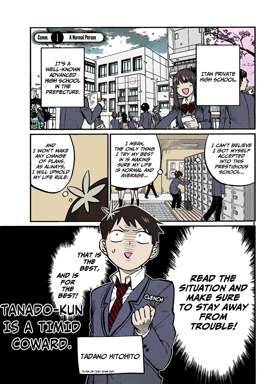 Komi-San Wa Komyushou Desu. (Fan-Colored) - Vol.1 Chapter 1: Totally Normal