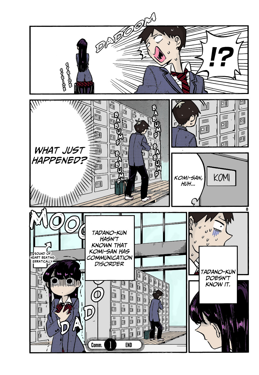 Komi-San Wa Komyushou Desu. (Fan-Colored) - Vol.1 Chapter 1: Totally Normal