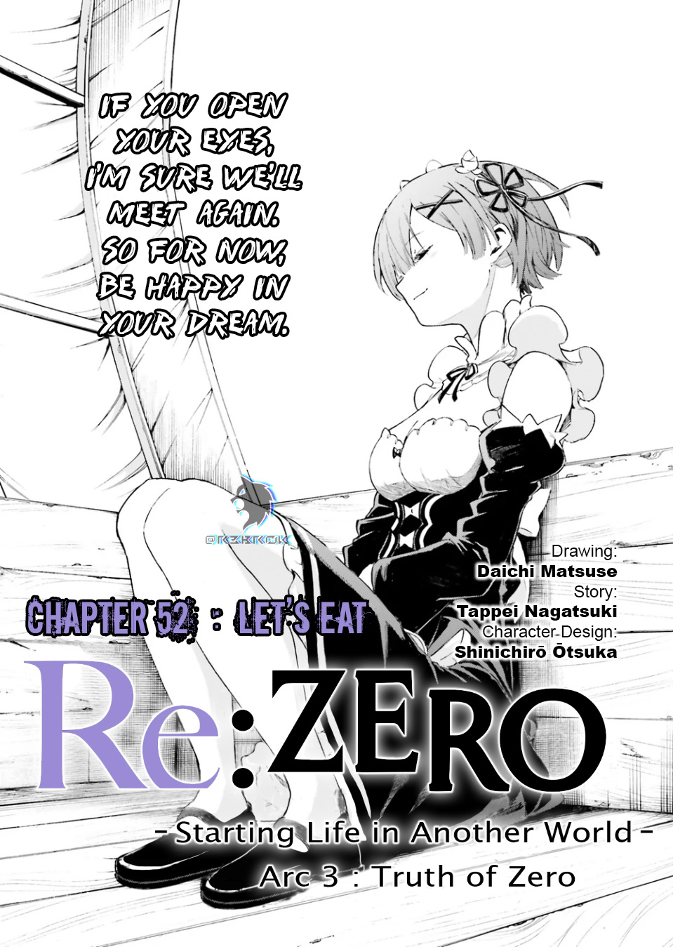 Re:zero Kara Hajimeru Isekai Seikatsu - Daisanshou - Truth Of Zero - Vol.11 Chapter 52: Let's Eat