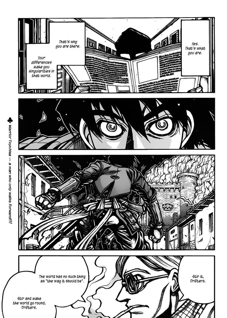 Drifters - Vol.3 Chapter 31 : Gohan Wa Okazu