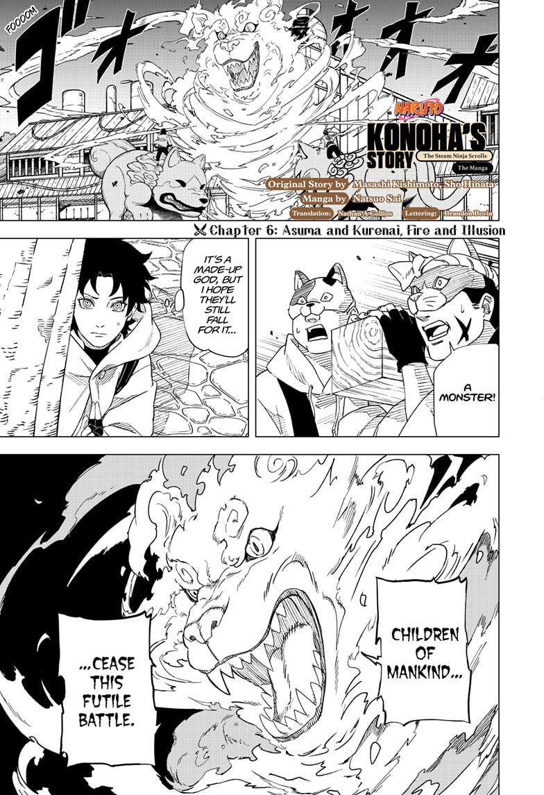 Naruto: Konoha's Story - The Steam Ninja Scrolls: The Manga - Chapter 6