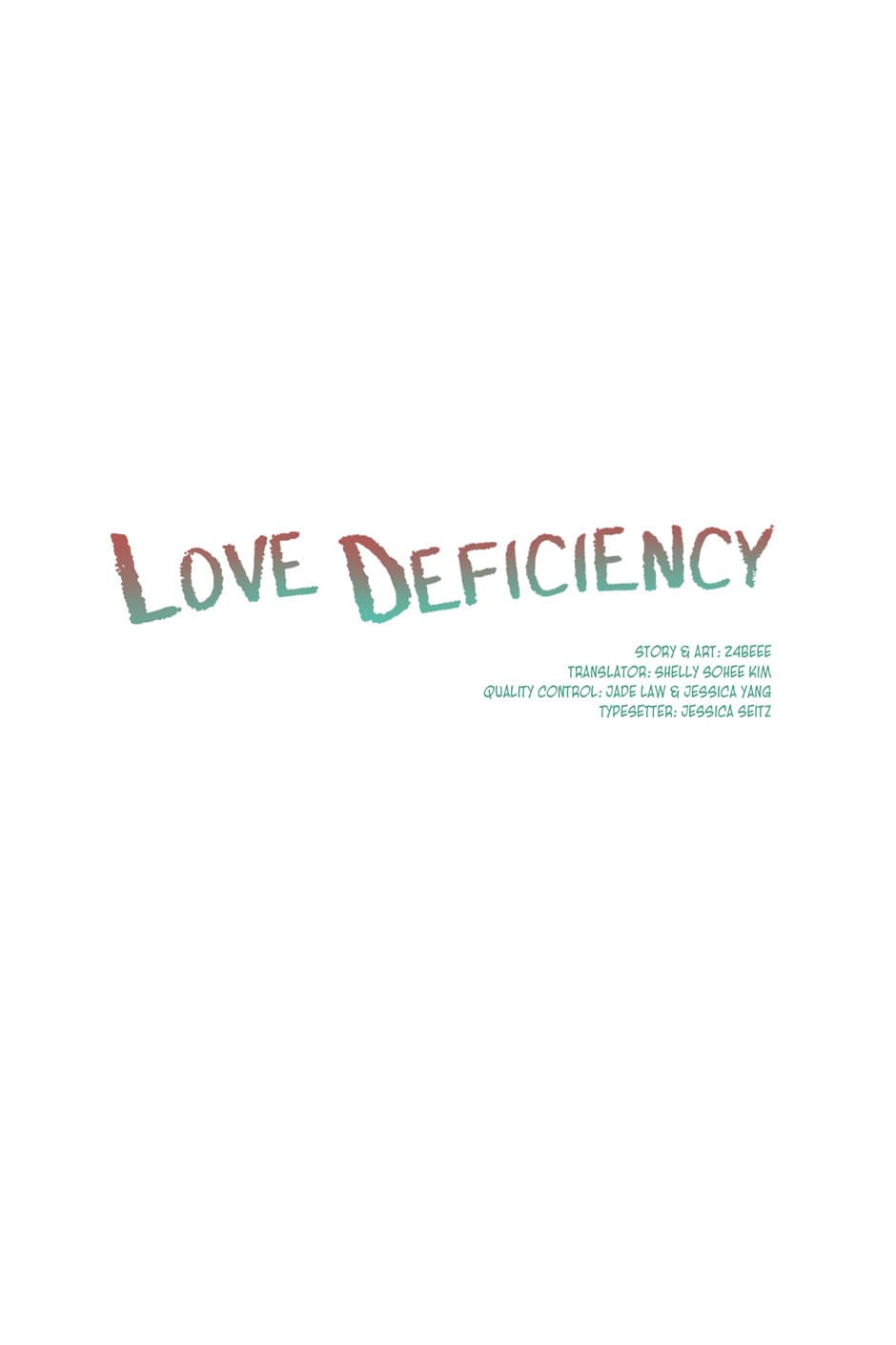 Love Deficiency - Chapter 28