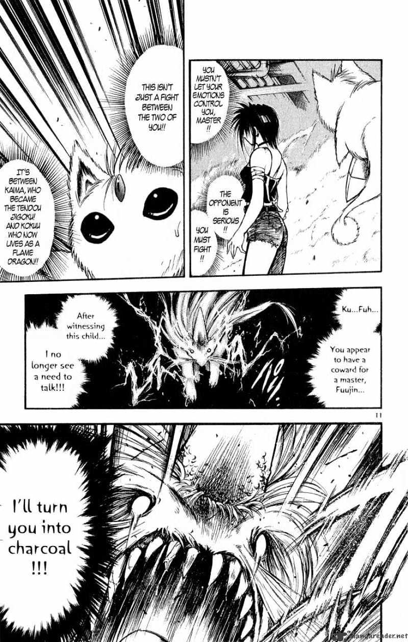 Flame Of Recca - Chapter 295 : Final Battle Sixth Fight Fuuko Vs Raiha 4 Rolling Thunder Crashes Against Raging Wind