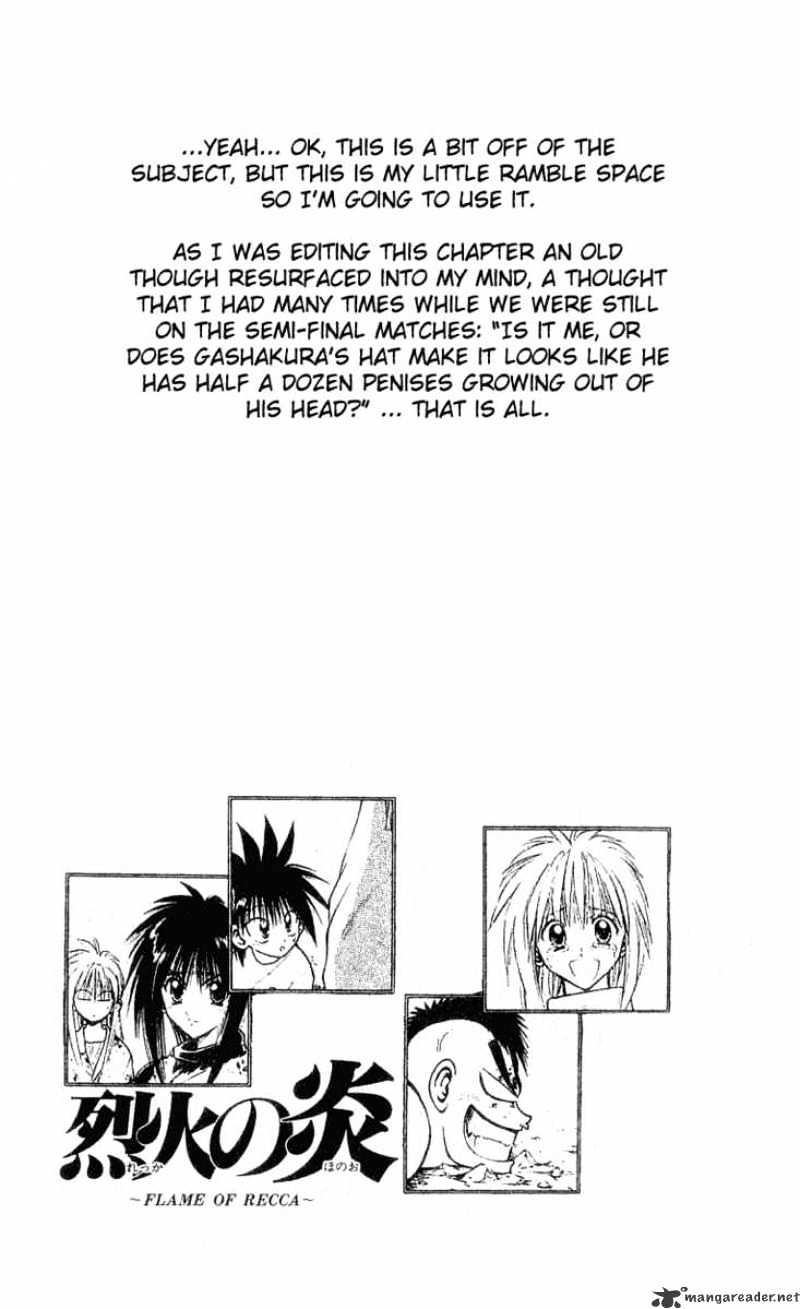 Flame Of Recca - Chapter 148 : The Tardy Flame Dragon