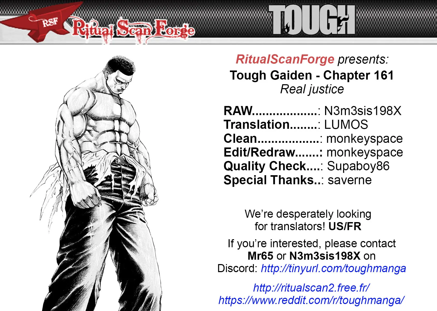 Tough Gaiden - Ryuu Wo Tsugu Otoko - Vol.14 Chapter 161: Real Justice