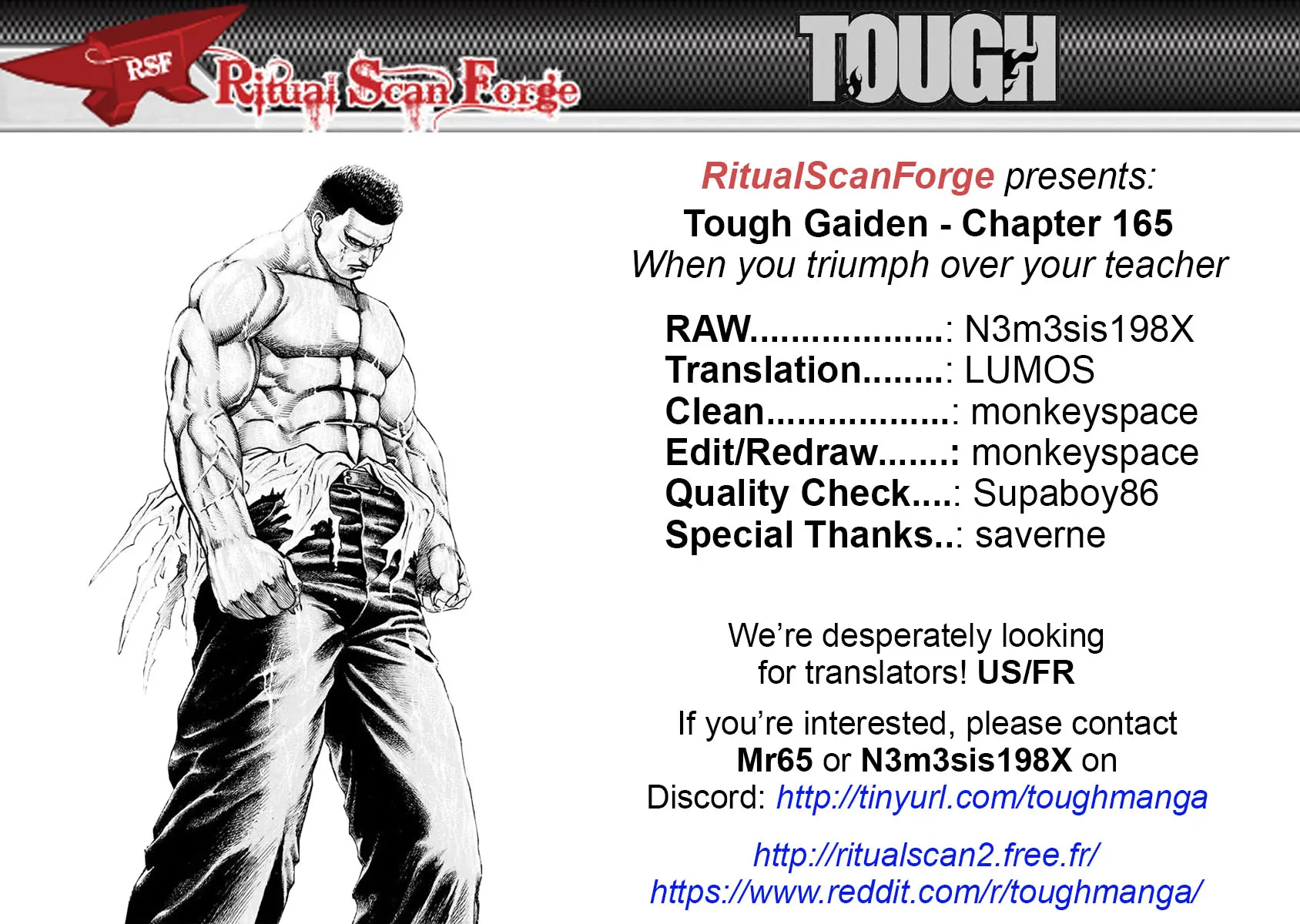 Tough Gaiden - Ryuu Wo Tsugu Otoko - Vol.14 Chapter 165: When You Triumph Over Your Teacher