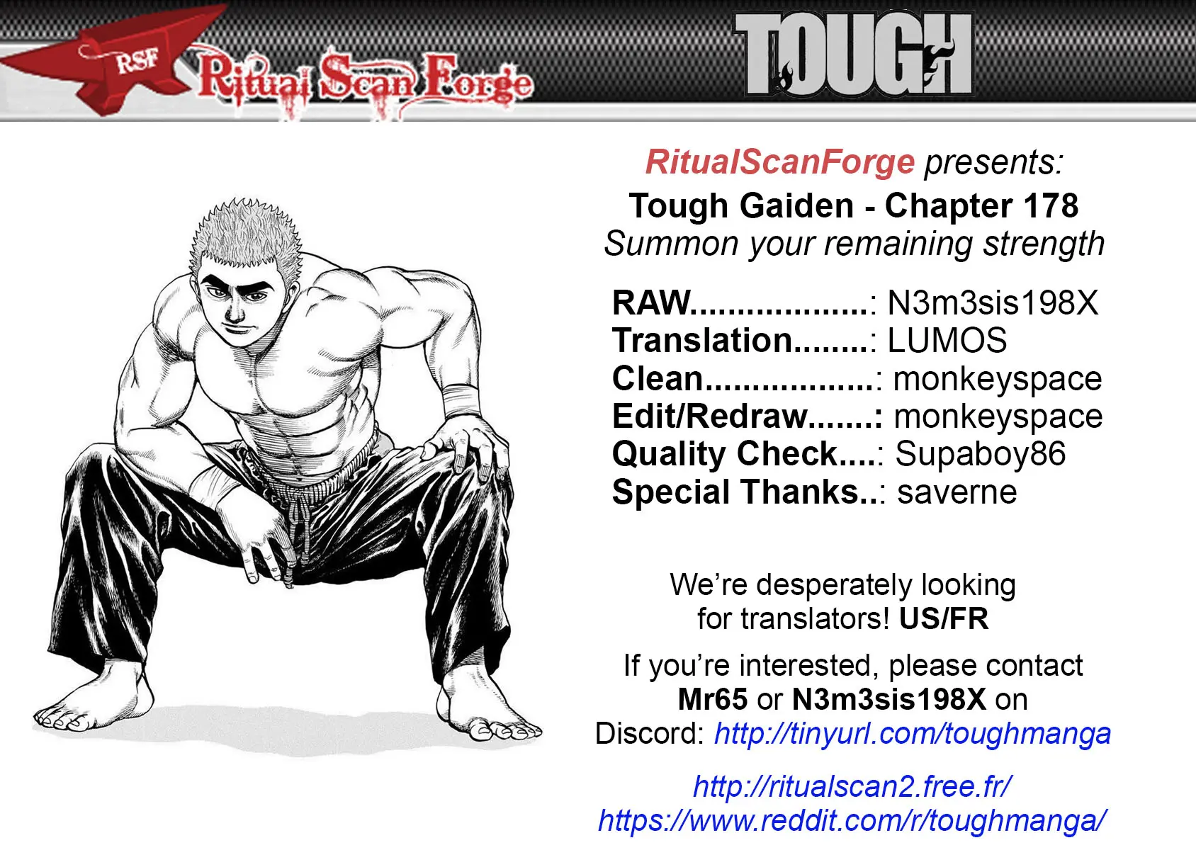 Tough Gaiden - Ryuu Wo Tsugu Otoko - Vol.15 Chapter 178: Summon Your Remaining Strength