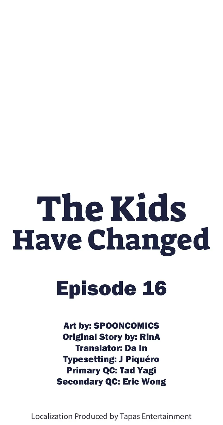 The Kids Have Changed - Chapter 16