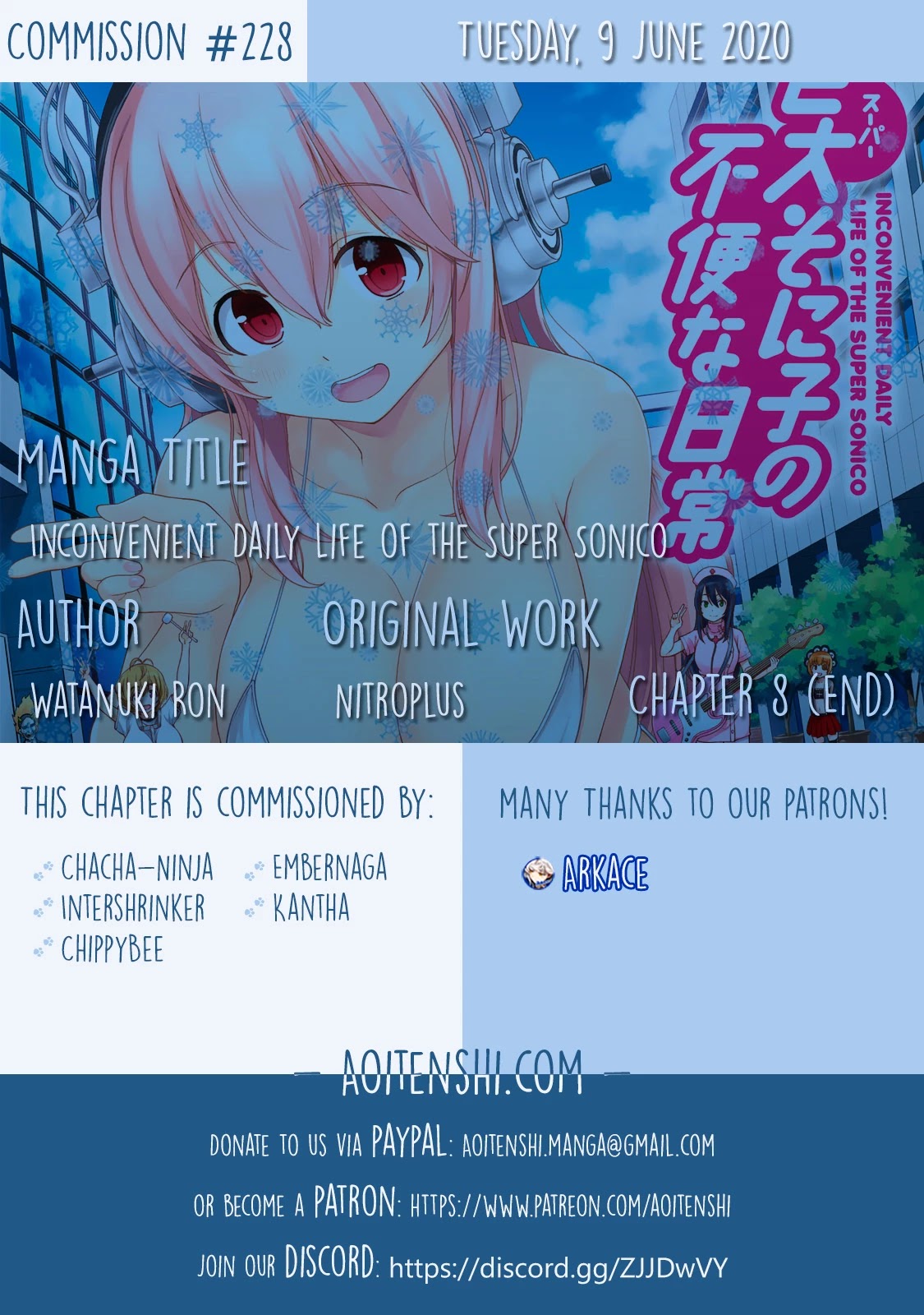 Inconvenient Daily Life Of The Super Sonico - Chapter 8: Evermore [End]