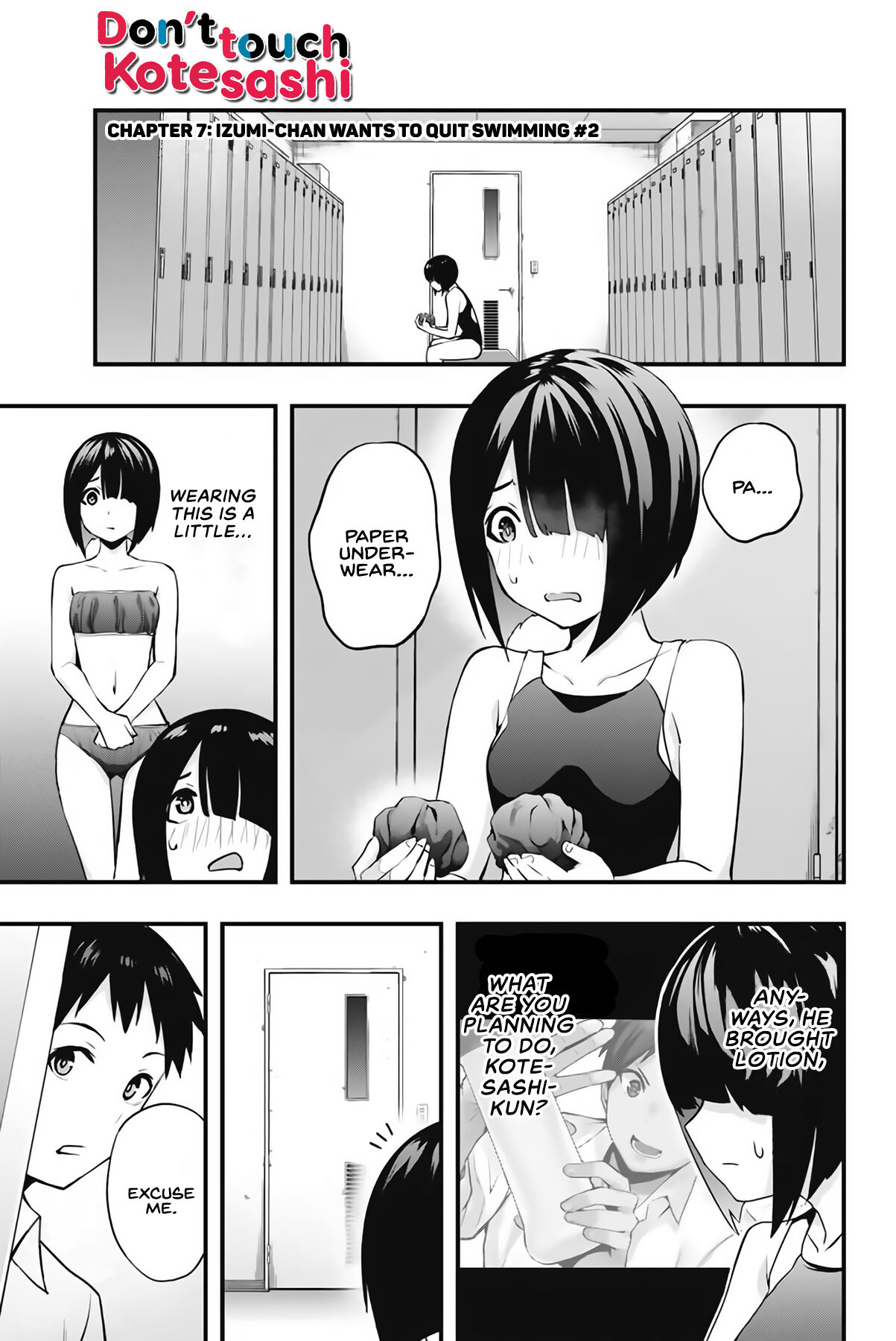 Sawaranaide Kotesashi-Kun - Chapter 7: Izumi-Chan Wants To Quit Swimming #2