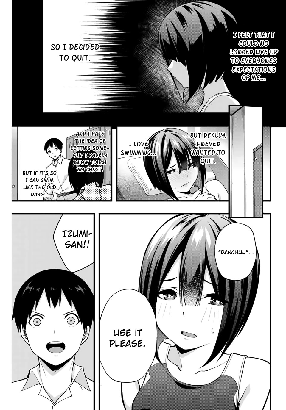 Sawaranaide Kotesashi-Kun - Chapter 8: Izumi-Chan Wants To Quit Swimming (3)