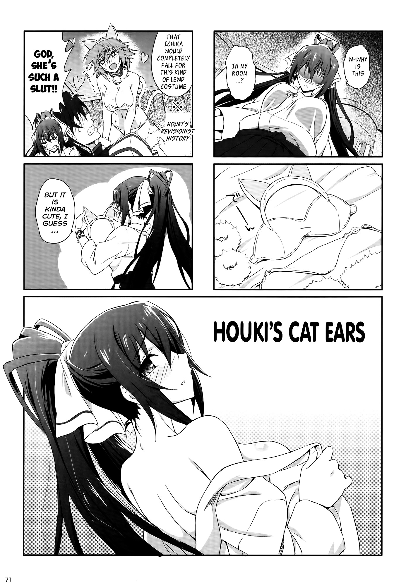 Infinite Stratos Comic Anthology - Chapter 12 : Houki S Cat Ears