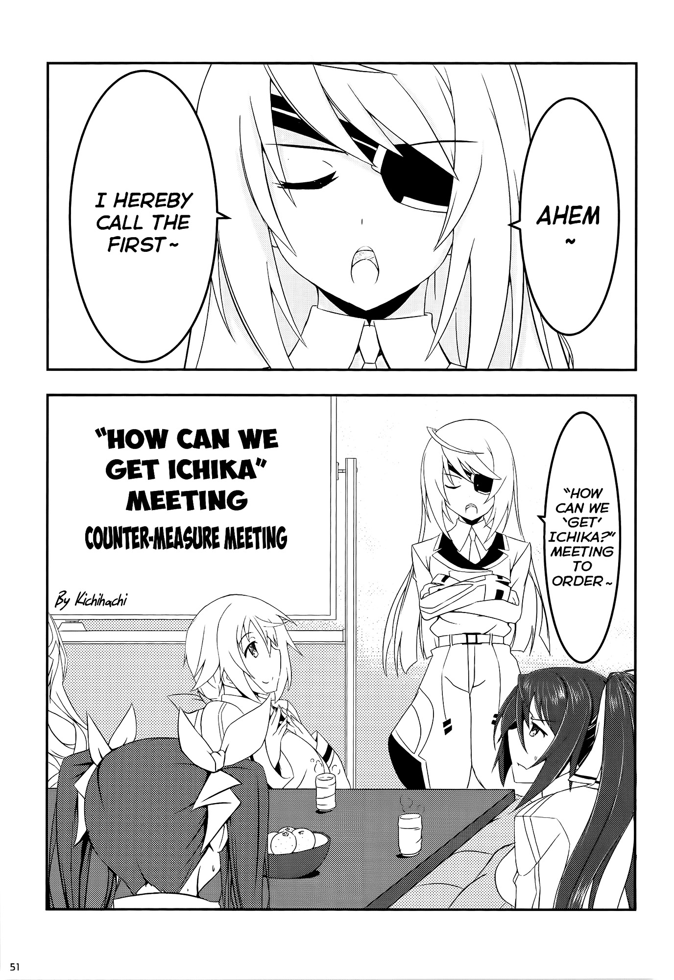 Infinite Stratos Comic Anthology - Chapter 9 : "How Can We Get Ichika" Meeting