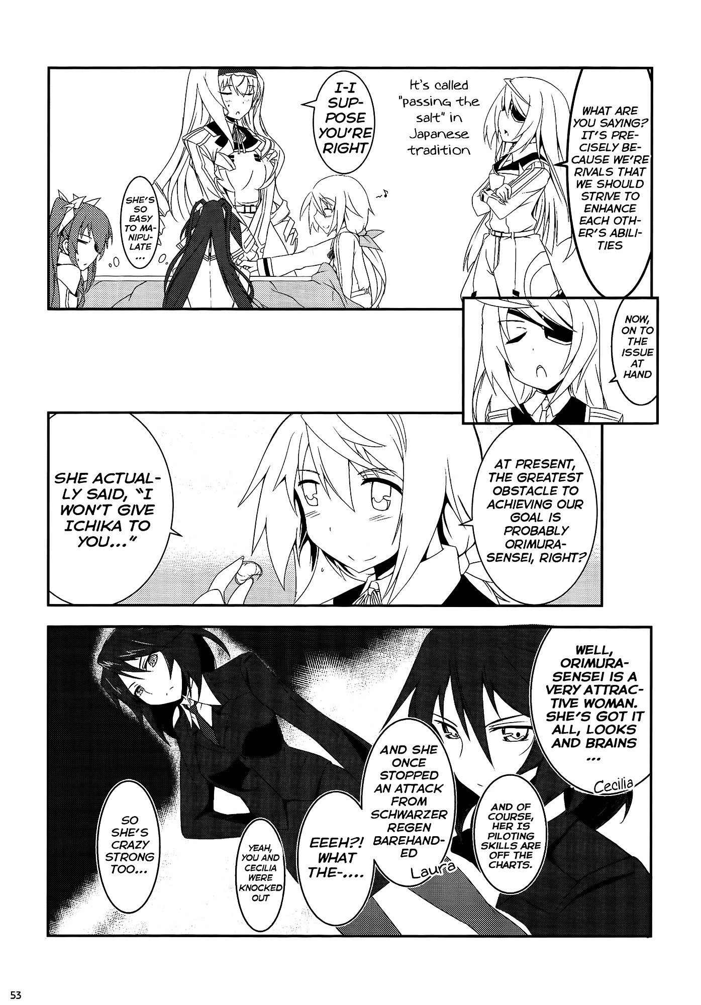 Infinite Stratos Comic Anthology - Chapter 9 : "How Can We Get Ichika" Meeting