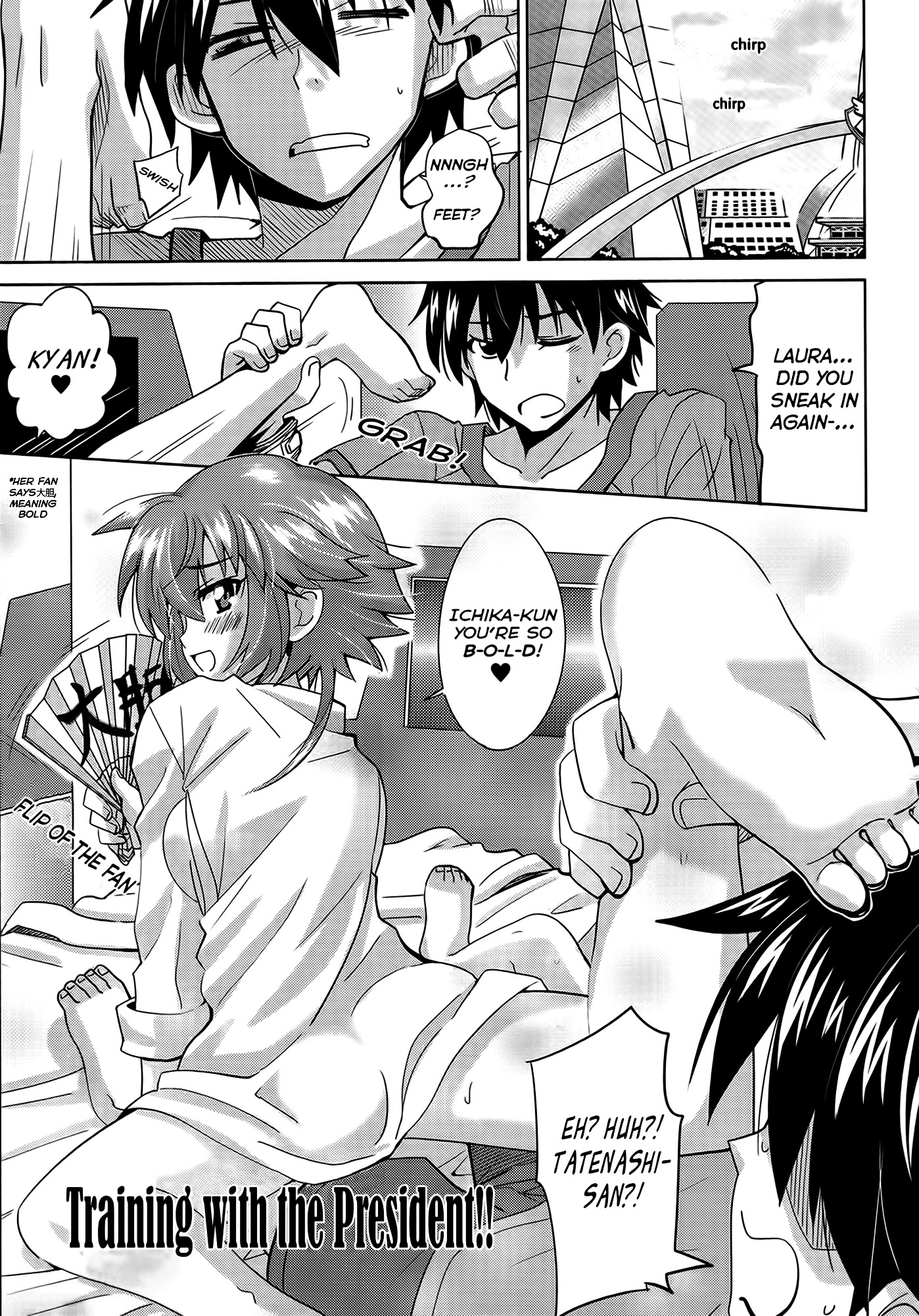 Infinite Stratos Comic Anthology - Chapter 14 : Training With The President!