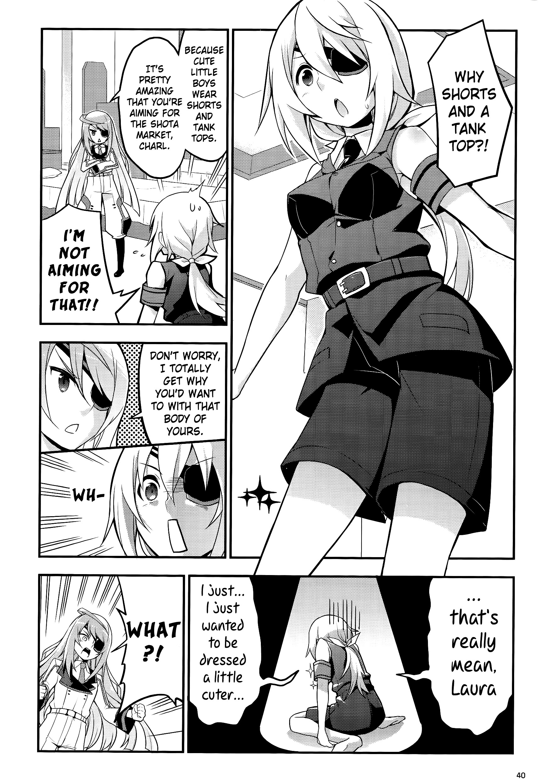 Infinite Stratos Comic Anthology - Chapter 7 : Produced By Laura