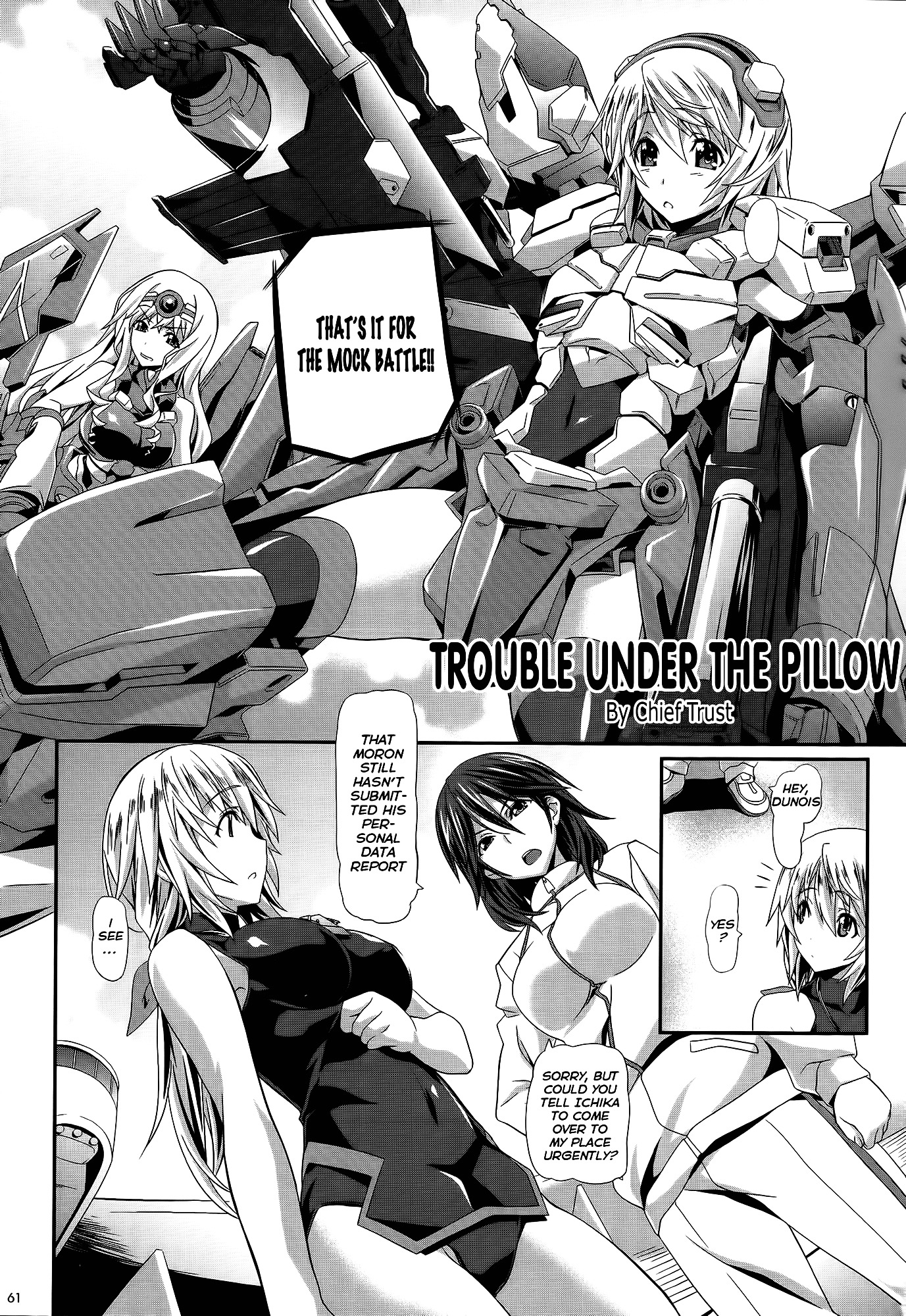 Infinite Stratos Comic Anthology - Chapter 11 : Touble Under The Pillow