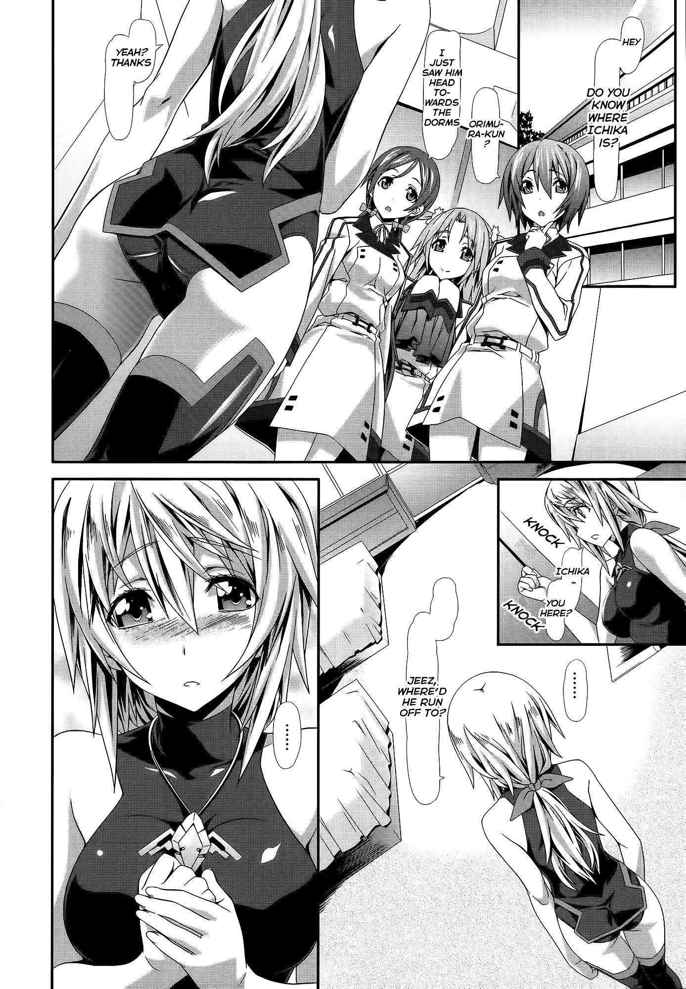 Infinite Stratos Comic Anthology - Chapter 11 : Touble Under The Pillow