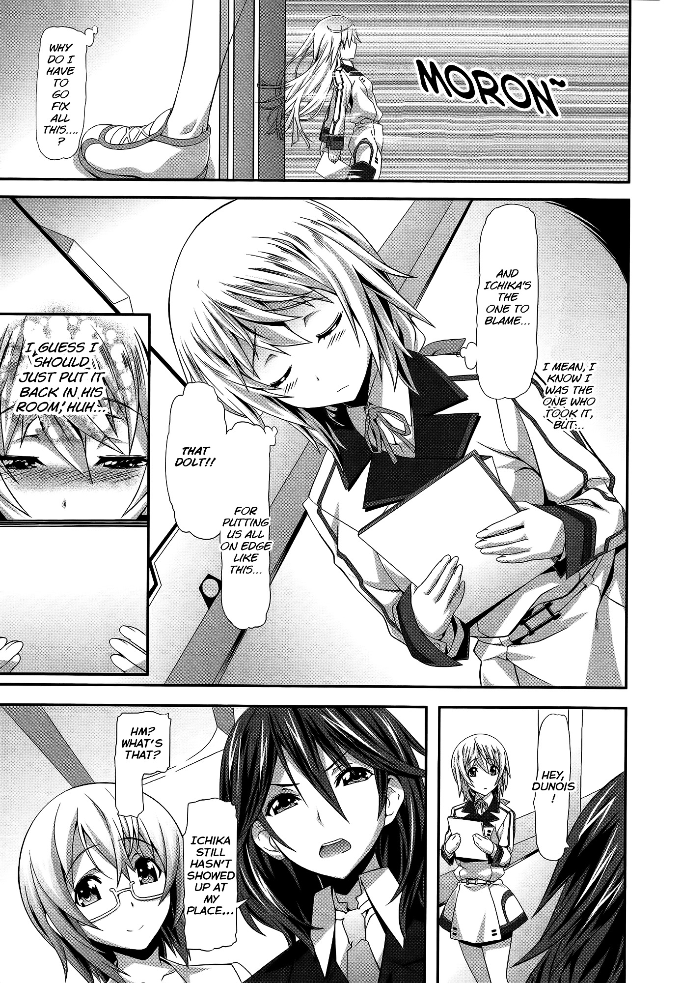 Infinite Stratos Comic Anthology - Chapter 11 : Touble Under The Pillow