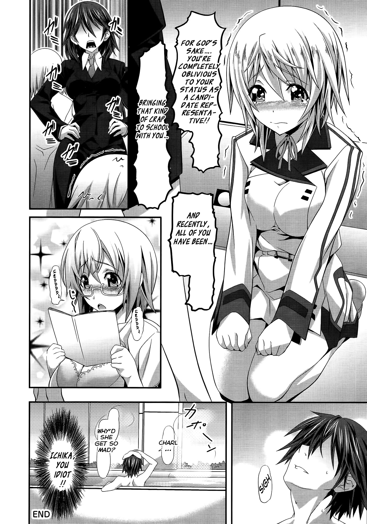 Infinite Stratos Comic Anthology - Chapter 11 : Touble Under The Pillow