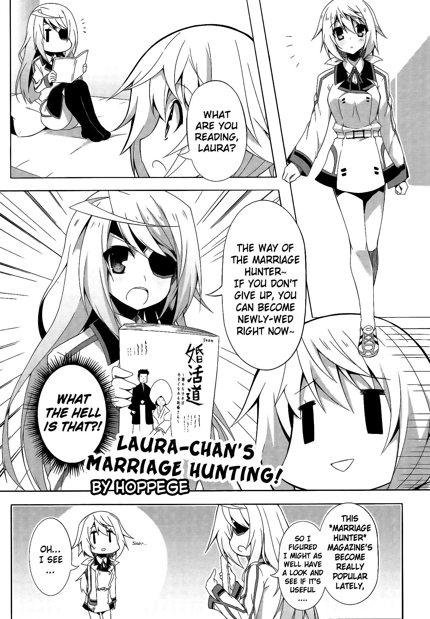 Infinite Stratos Comic Anthology - Chapter 2 : Laura-Chan S Marriage Hunting!