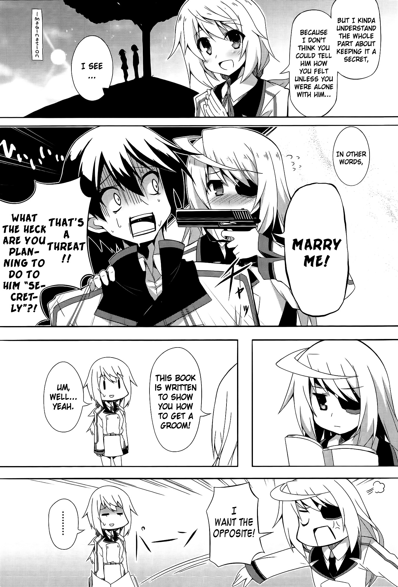 Infinite Stratos Comic Anthology - Chapter 2 : Laura-Chan S Marriage Hunting!