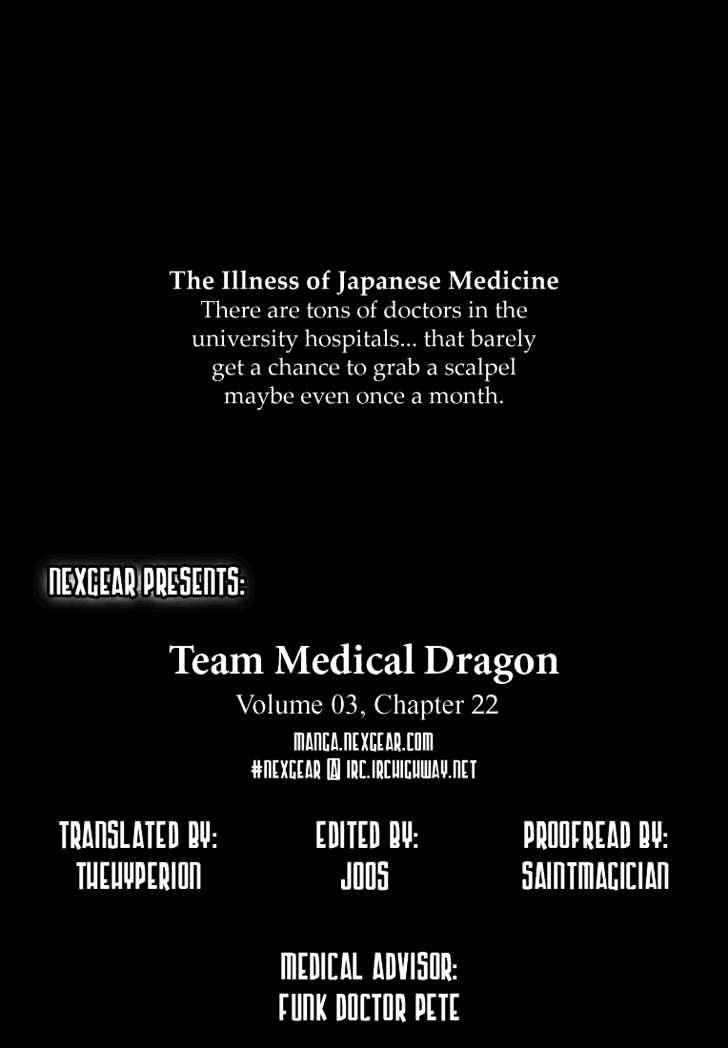 Team Medical Dragon - Vol.3 Chapter 22 : Image Training