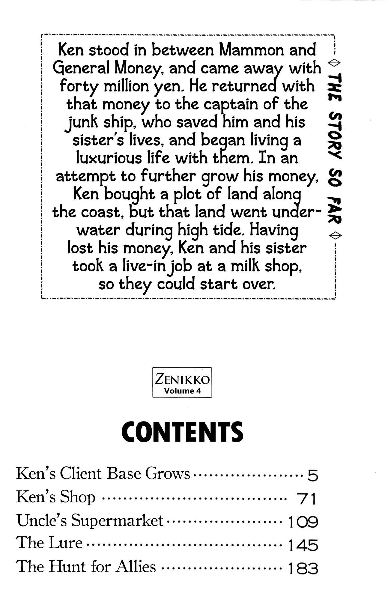 Zenikko - Vol.4 Chapter 15: Ken's Client Base Grows