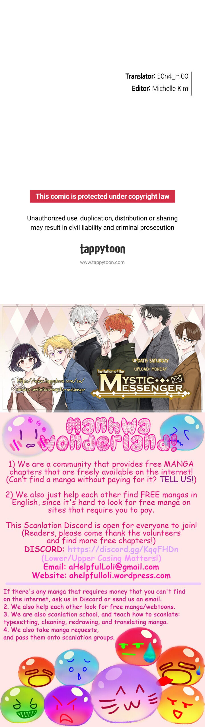 Invitation Of The Mystic Messenger - Chapter 30