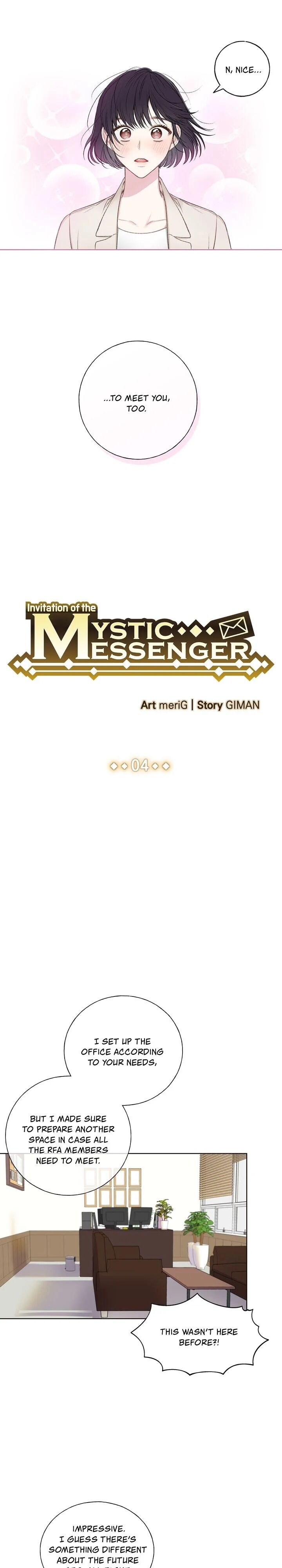 Invitation Of The Mystic Messenger - Chapter 4