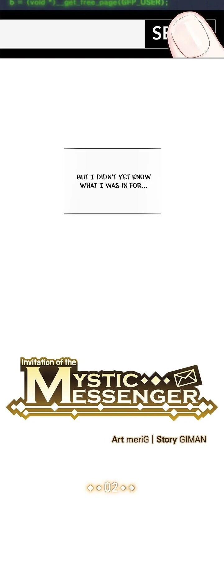 Invitation Of The Mystic Messenger - Chapter 2