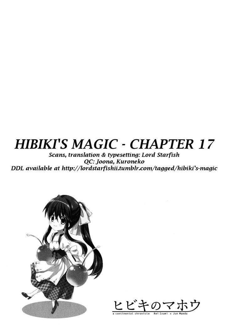 Hibiki No Mahou - Vol.4 Chapter 17 : The Magic Of The Dress