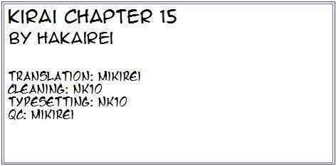 Kirai - Vol.4 Chapter 15 : Roommate