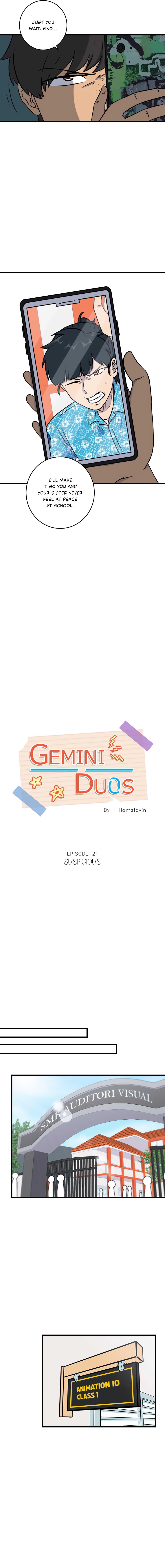 Gemini Duos - Chapter 21: Suspicious