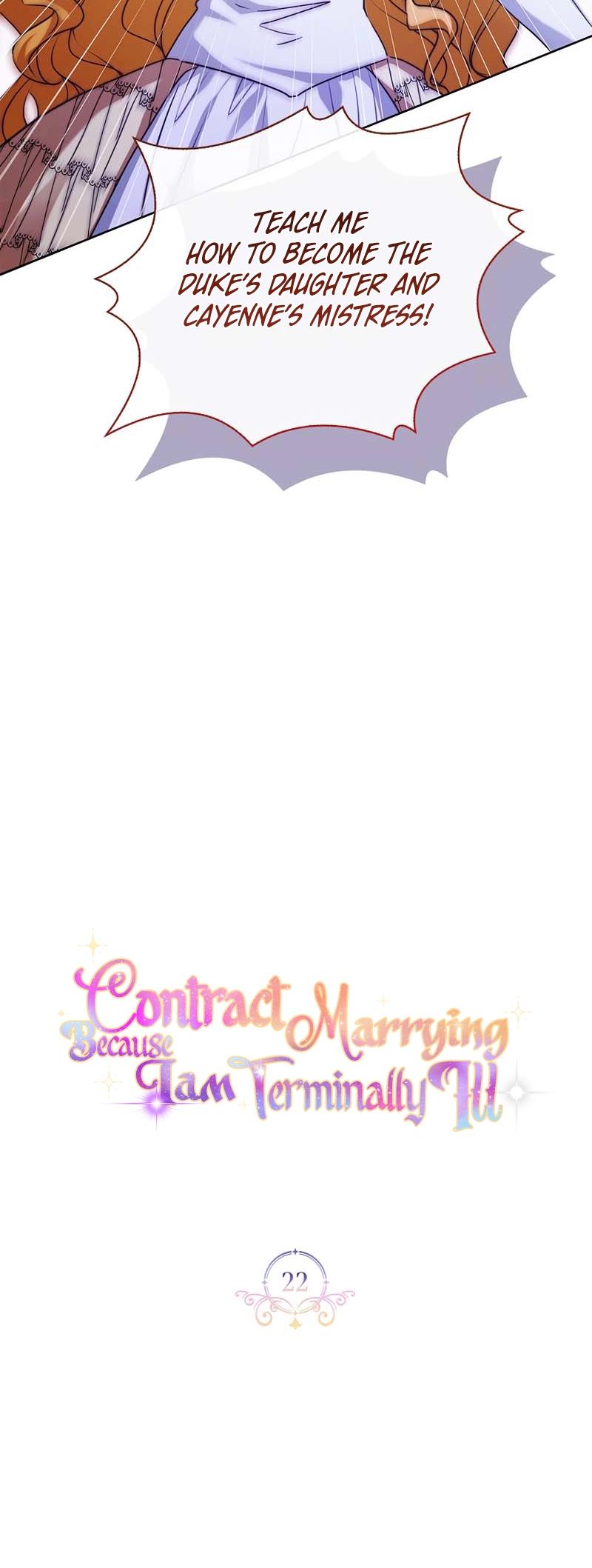 Contract Marrying Because I Am Terminally Ill - Chapter 22