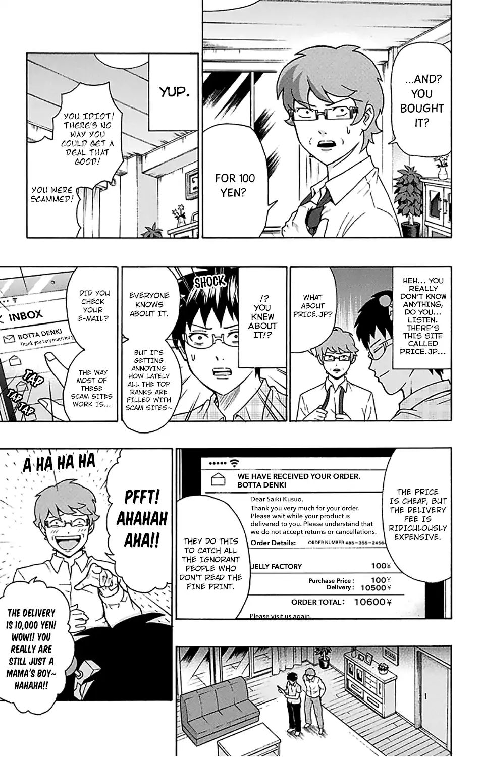 Saiki Kusuo No Sainan - Chapter 201: A Miraculous Invenpsion!?