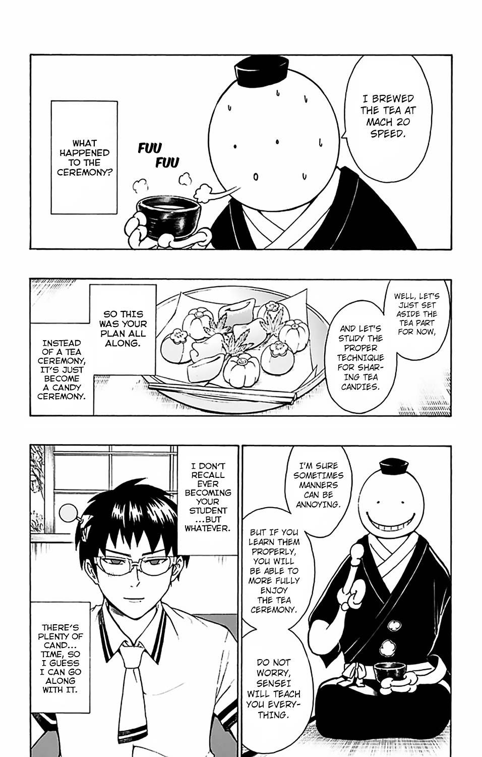 Saiki Kusuo No Sainan - Chapter 62.5 : Koro-Sensei Vs Saiki Kusuo ~The Final Battle In Iruma Ii~