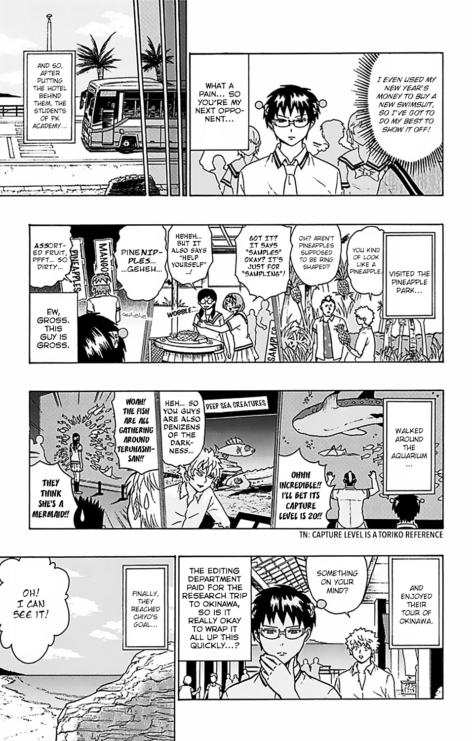 Saiki Kusuo No Sainan - Chapter 60 : Here We Go! The Okinawan Psichool Trip