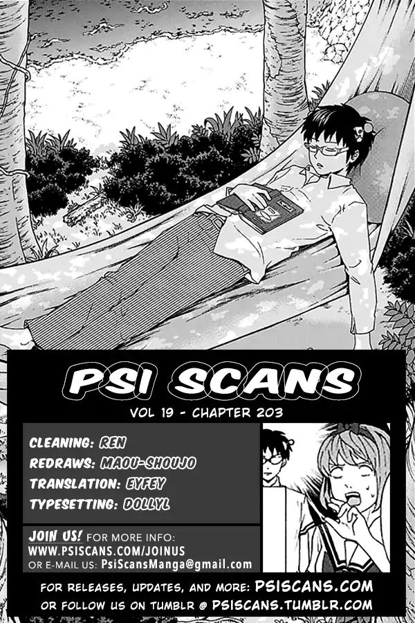 Saiki Kusuo No Sainan - Chapter 203: Psiearching For A Romantic Partner...