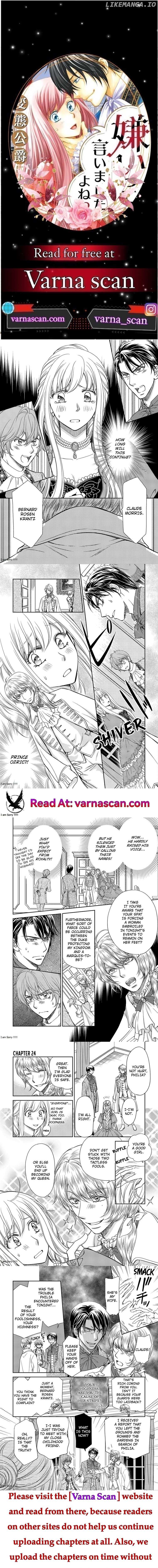 Watashi No Koto Kiraitte Iimashita Yo Ne!? Hentai Koushaku Ni Yoru Komatta Dekiai Kekkon Seikatsu - Chapter 60